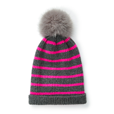 Islay Breton Stripe Pom Hat  £40