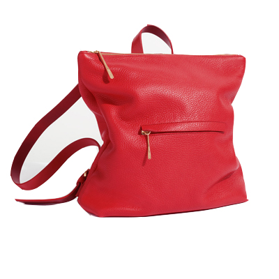 Stevie Red Zip Backpack -199