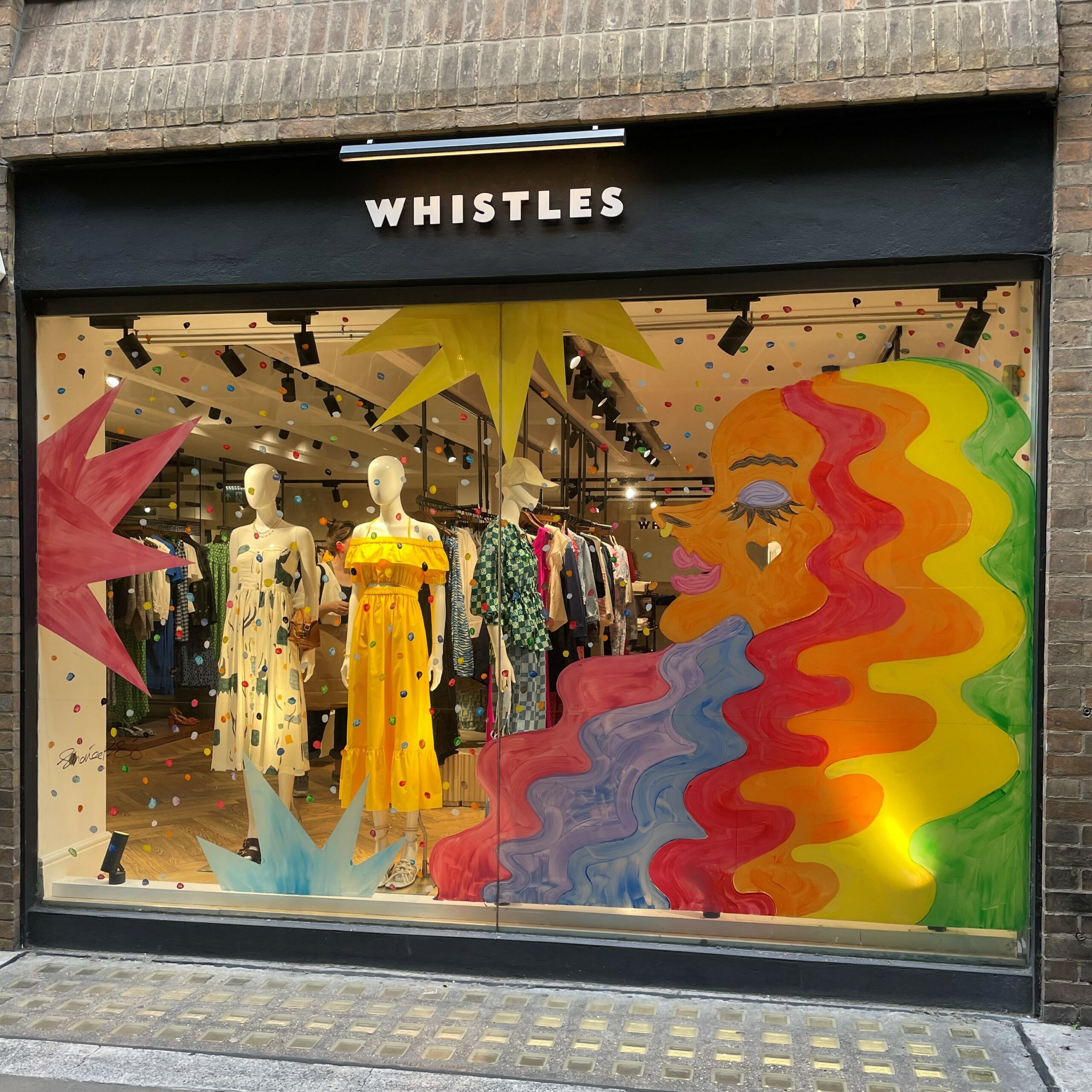 Whistles launch celebratory Pride windows - St Christopher's Place